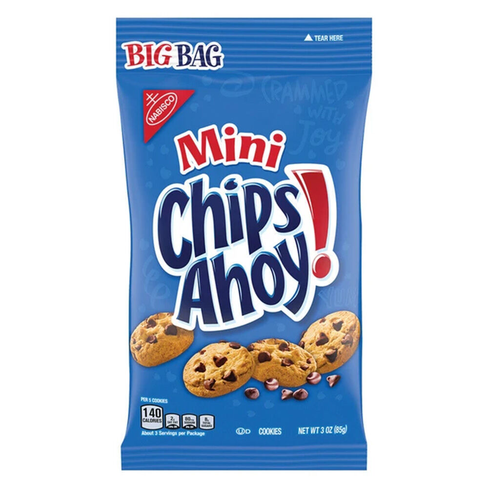 image of Mini Original Chocolate Chip Cookies, 3 oz
