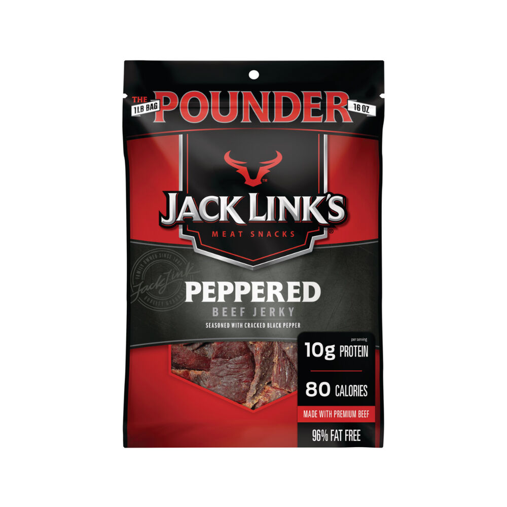 image of Peppered Beef Jerky, 16 oz