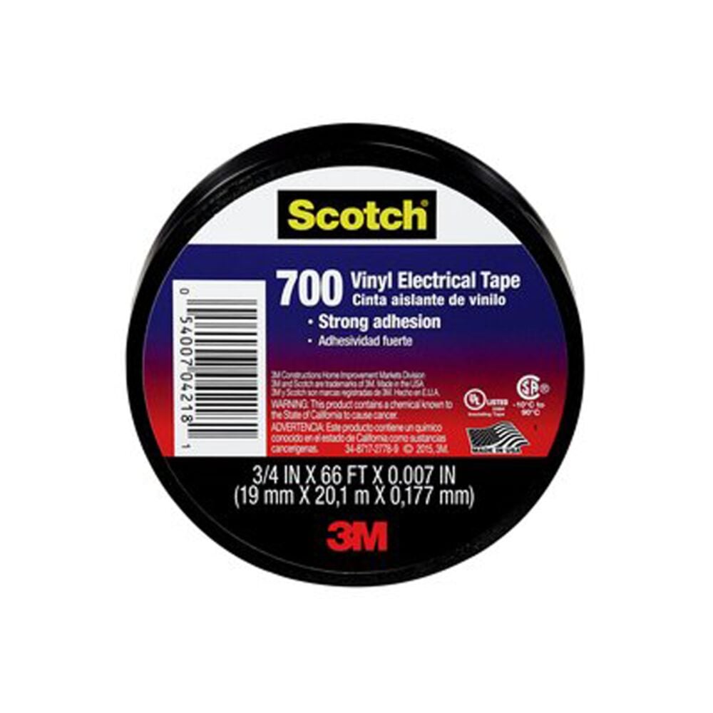 image of 3M Scotch 700 Vinyl Electrical Tape, 3/4 in x 66 ft