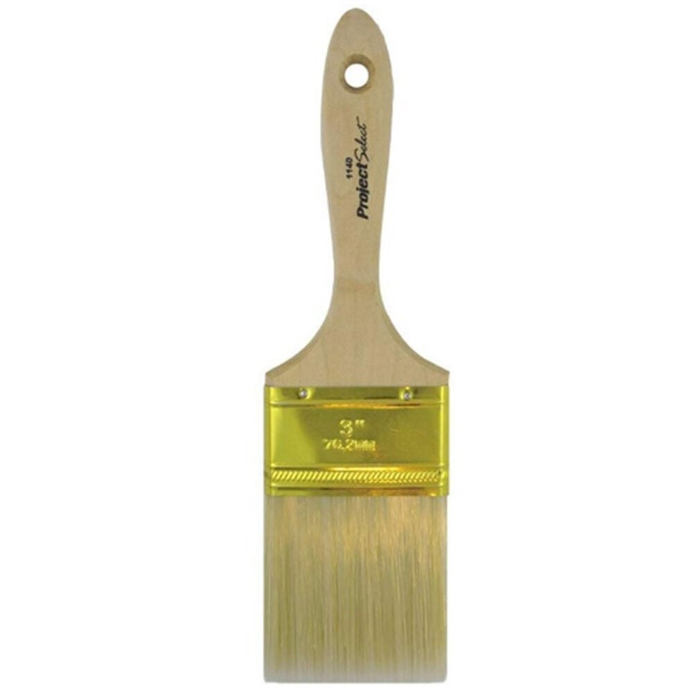 image of Project Select 3-inch Polyester Better Brush For All Paints & Stains Light