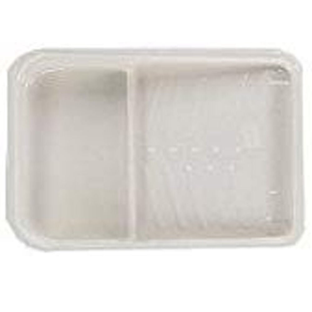 image of 1 Quart White Plastic Tray Liner