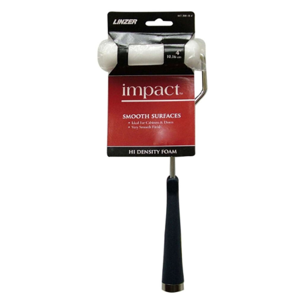 image of Impact 4 in. W Mini Paint Roller Frame and Cover Threaded End