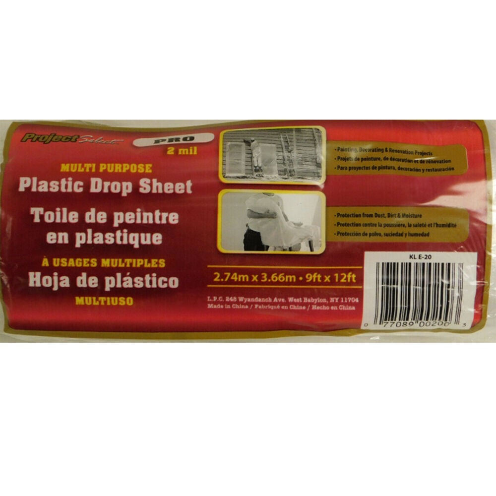 image of 9X12 2 MIL Rolled Drop Cloth