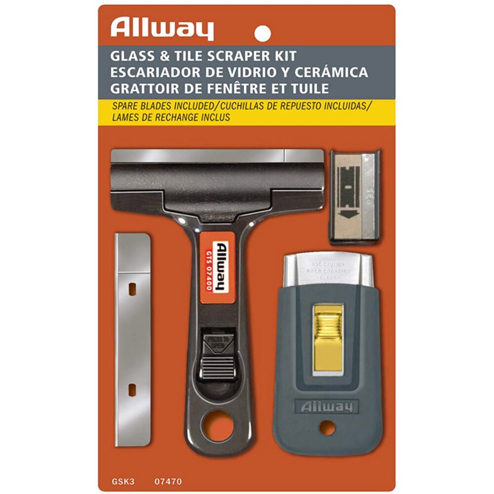 image of Glass Scraper Tool Set, Carded