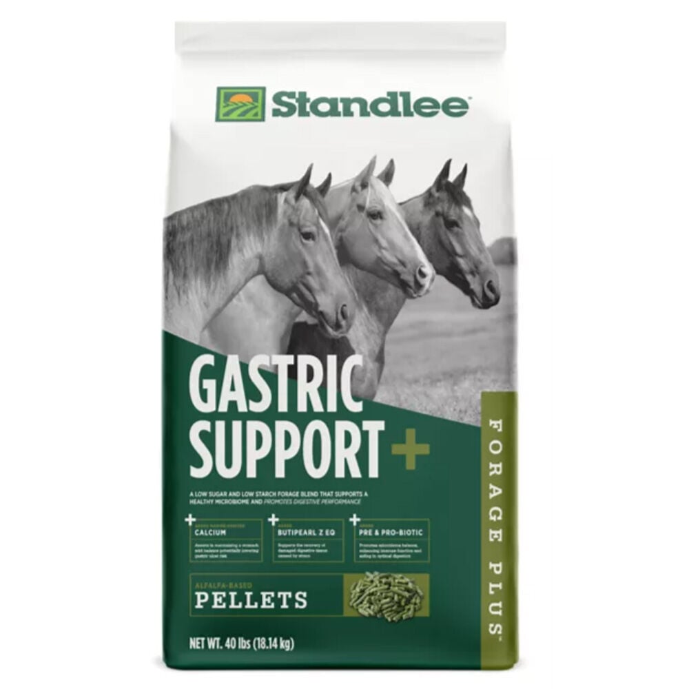 image of Horse Feed, Forage Plus Gastric Support Pellets, 40 lb