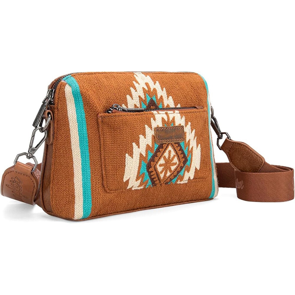 image of Women's Purse- Aztec Crossbody Purse Shoulder Handbag, Brown