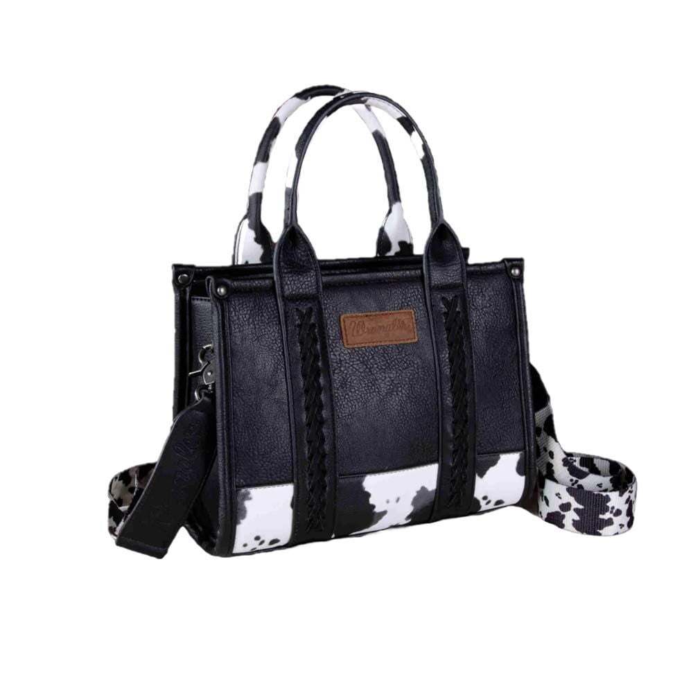 image of Women's Cow Print Concealed Carry Wide Tote