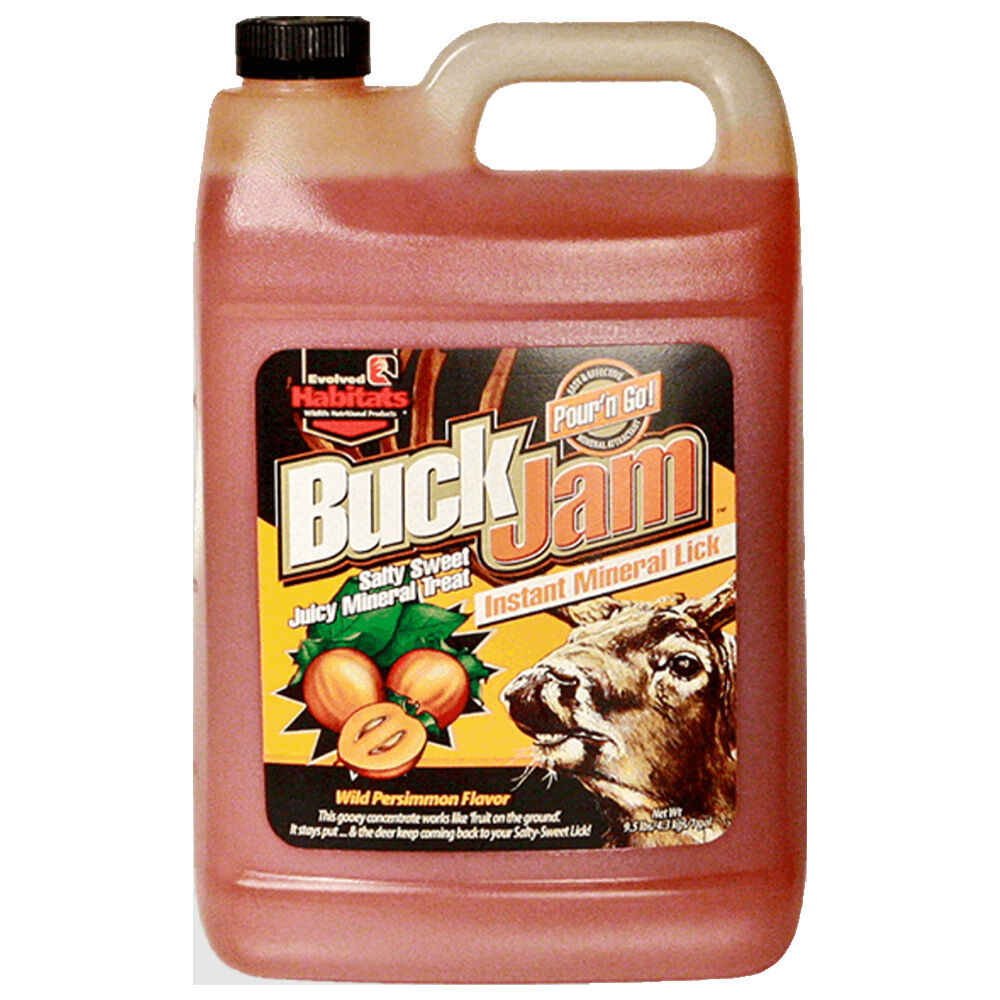 image of Liquid Game Attractant- Buck Jam, Persimmon, 1 gal