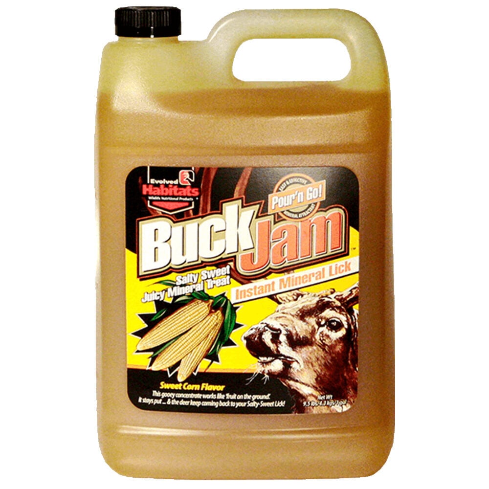 image of Liquid Game Attractant- Buck Jam, Sweet Corn, 1 gal