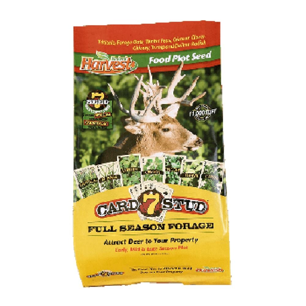 image of 7 Card Stud Food Plot Seed, 10 lb