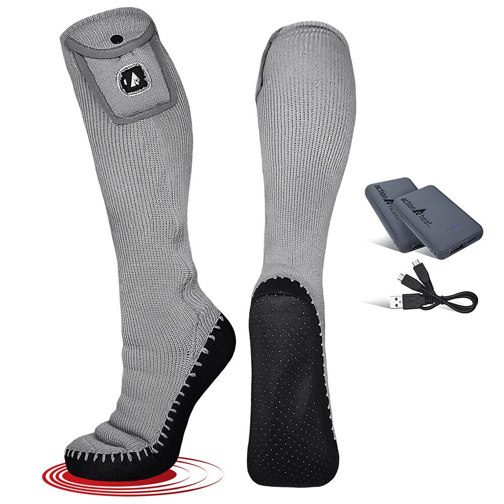 image of 5V Battery Heated House Slipper Socks