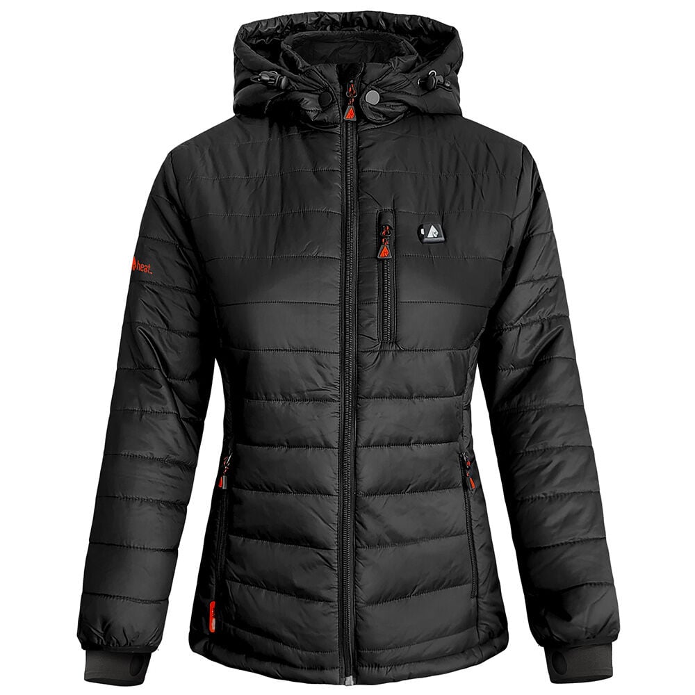 image of Women's 5V Battery Heated Puffer Jacket W/ Hood