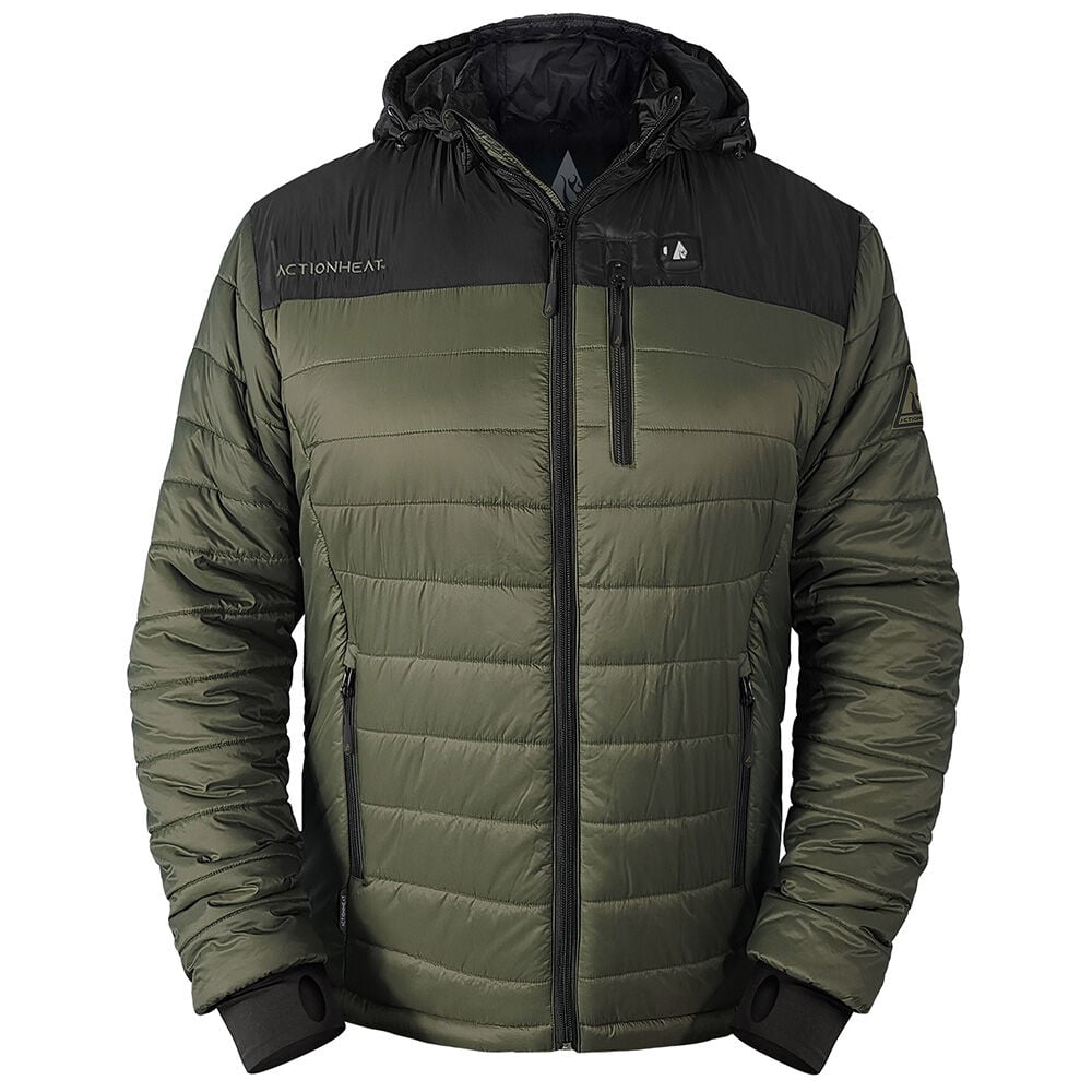 image of Men's 5V Pocono Battery Heated Puffer Jacket W/ Hood