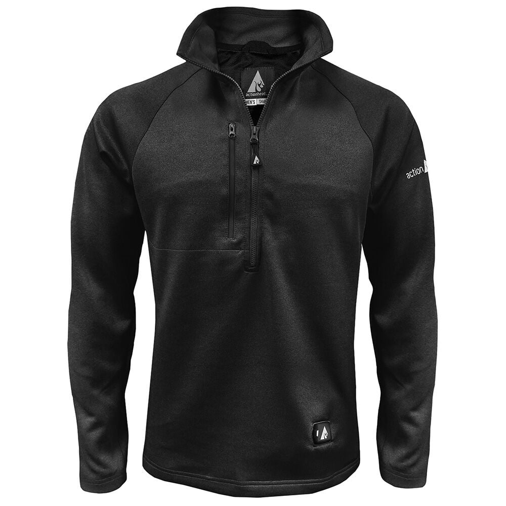 image of Men's 5V Battery Heated 1/2 Zip Up Shirt