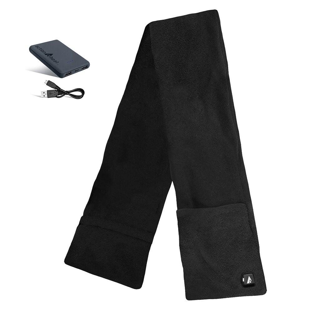 image of Unisex 5V Battery Heated Fleece Scarf
