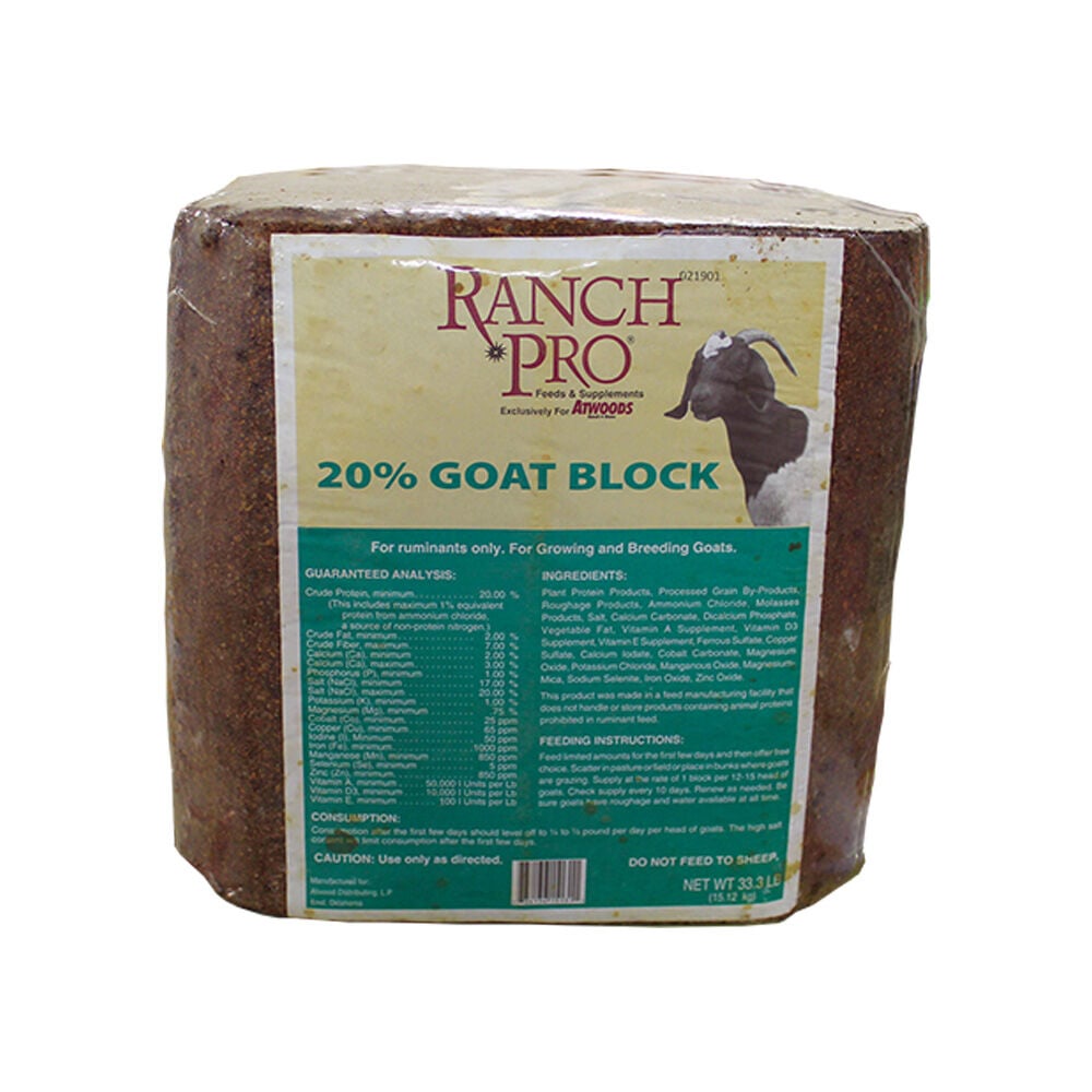 image of 20% Goat Block, 33 lbs