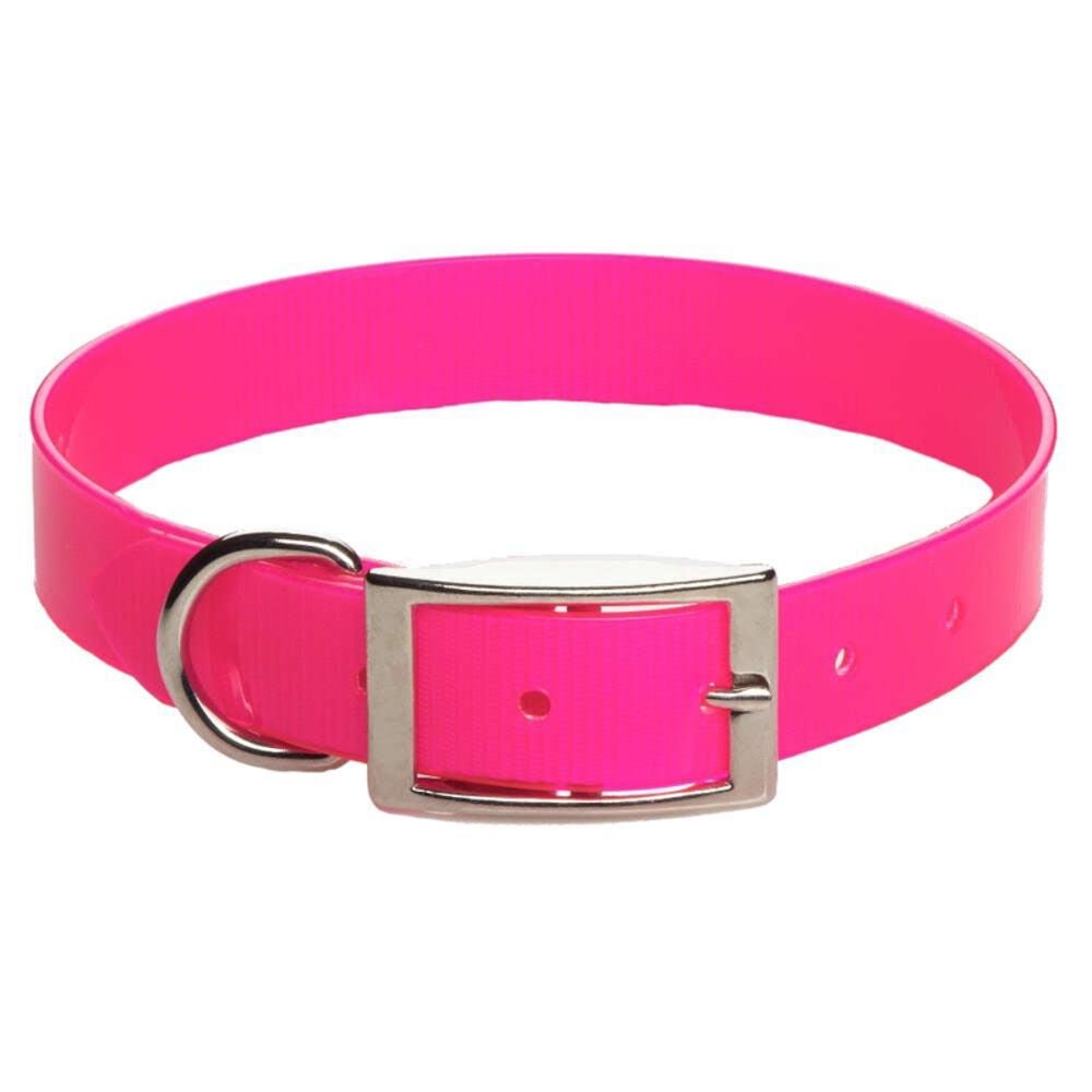 image of Pink Biothane Callar, 1 in x 22 in