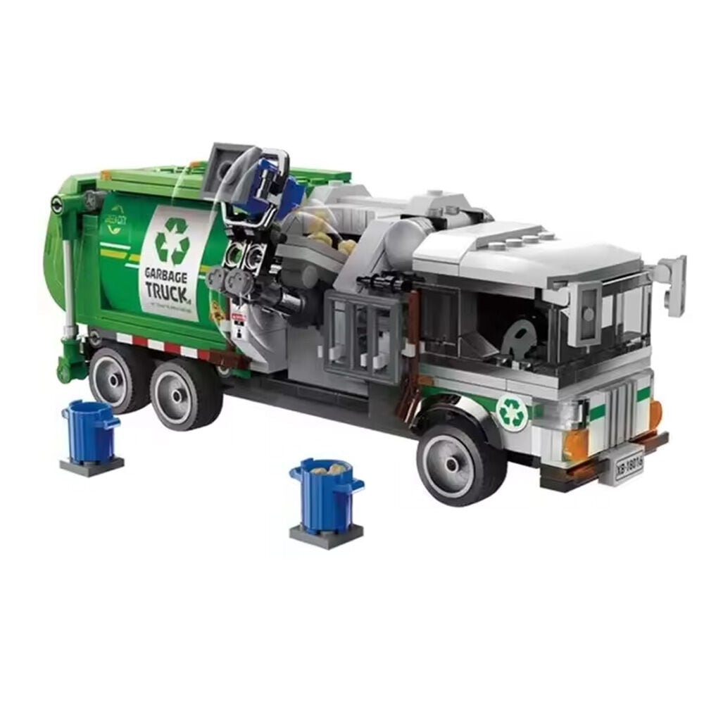 image of Garbage Truck Toy Building Set