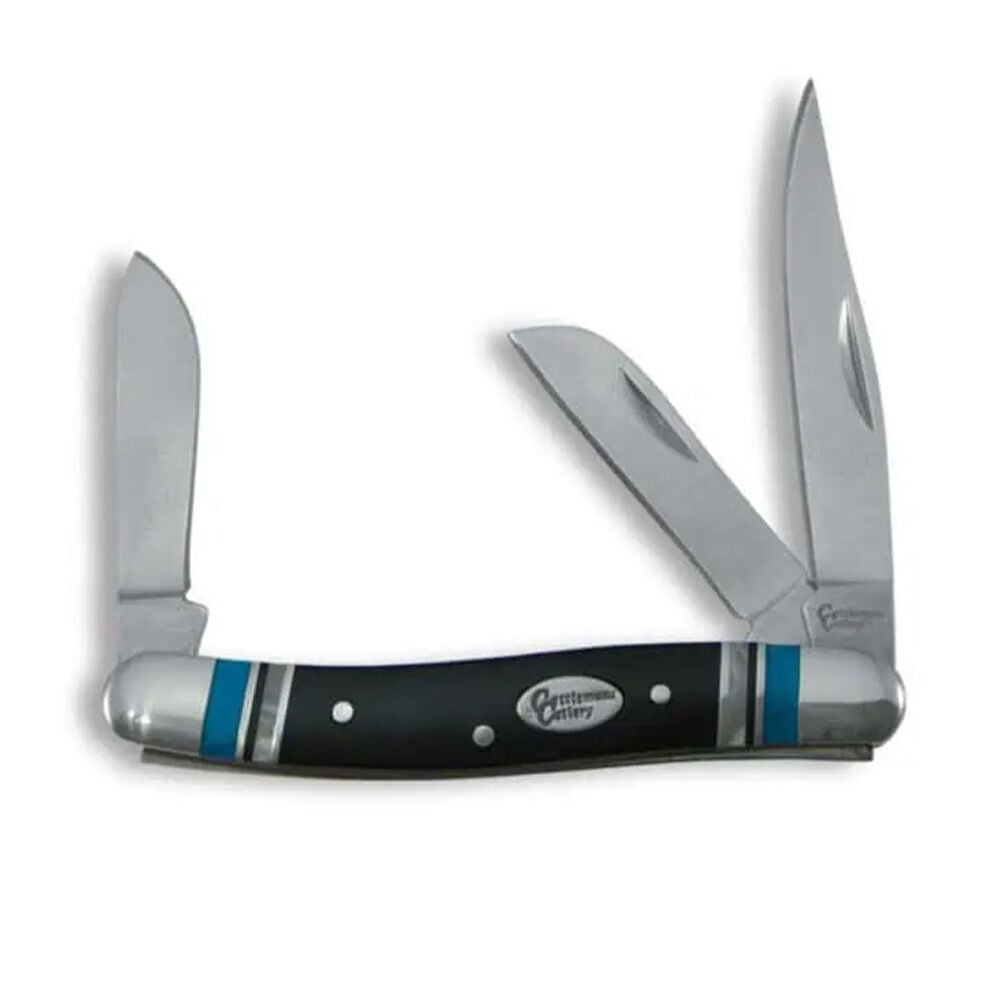 image of Cheyenne Stockman Pocket Knife, Blue Horizon