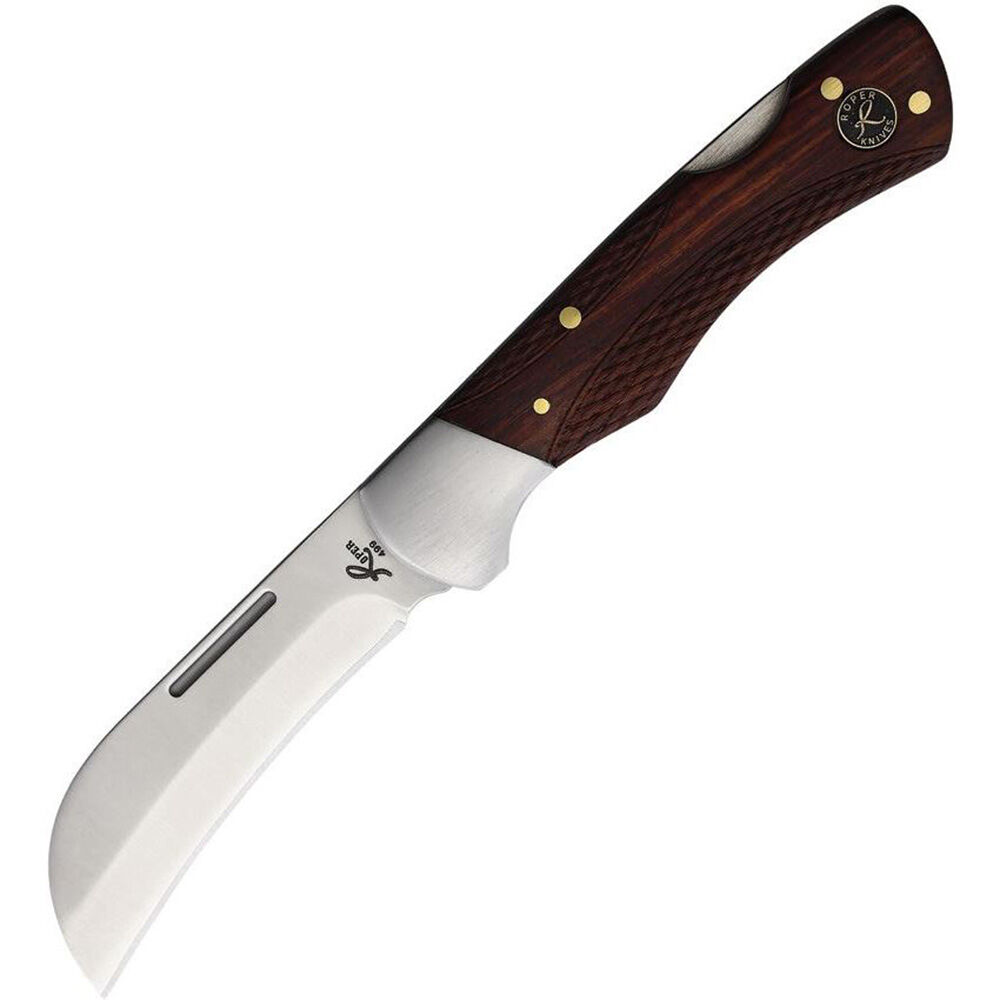 image of Klondike Hawkbill Pocket Knife, Brown Checker