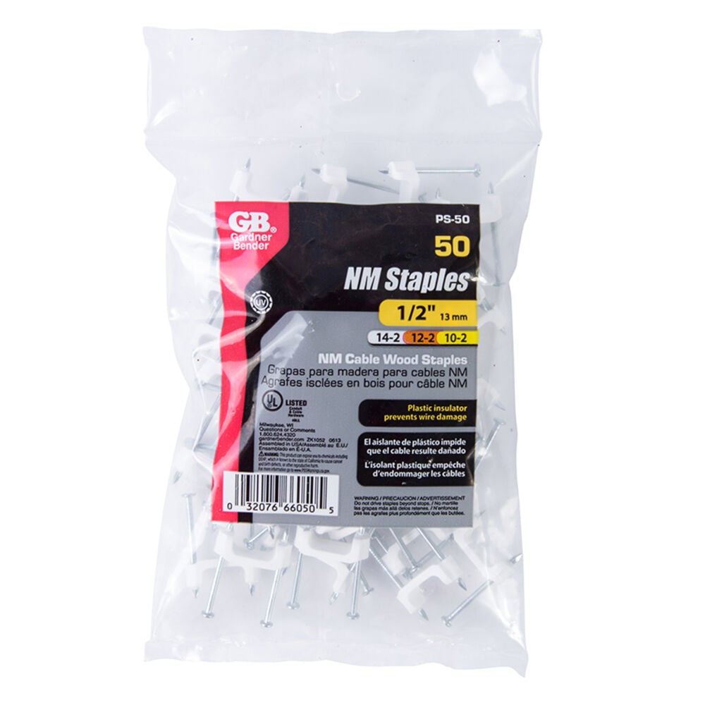 image of 1/2IN Plastic Staples 50/Bag