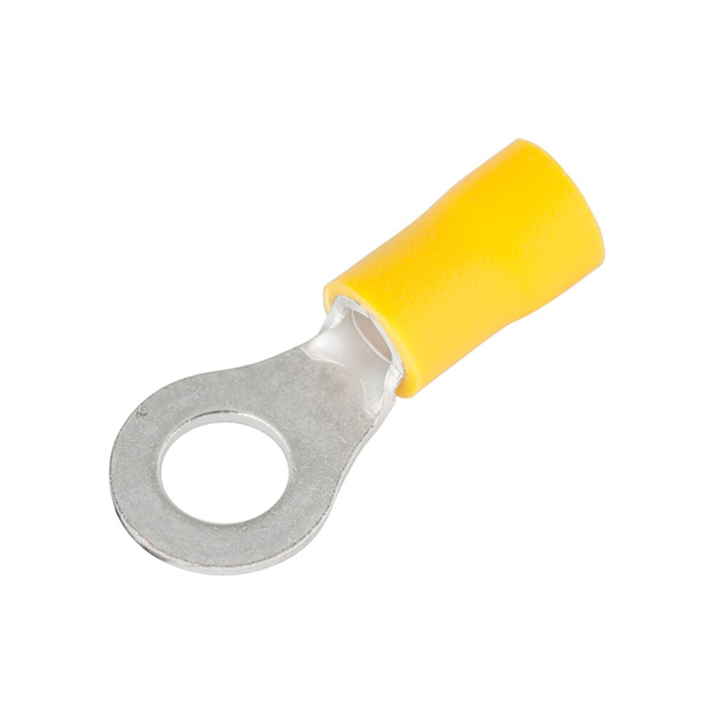 image of 20-107 14PK12-1/4Ring Terminal, Yellow