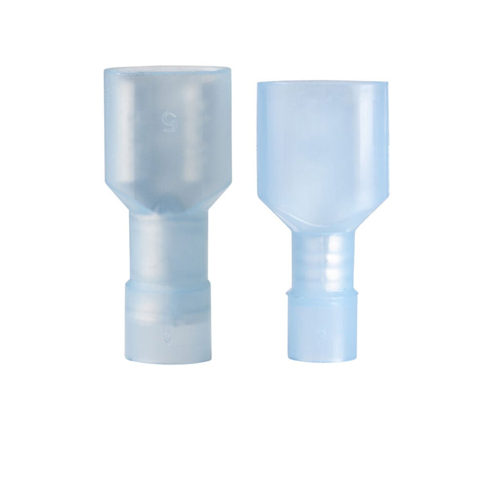 image of GB Gardner Bender 20-153P 16-14 Gauge Blue Terminal Disconnects 10 Count
