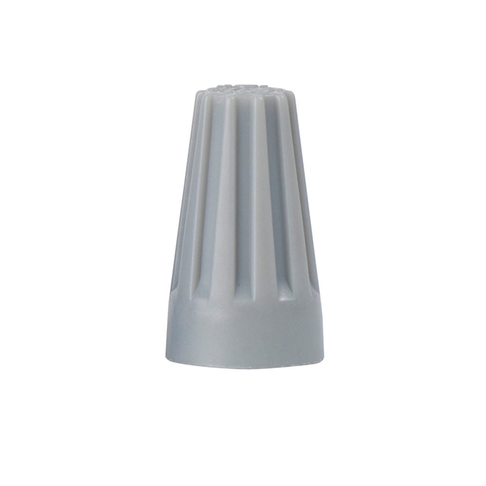 image of 19-001 WireGard Screw, 22-16 AWG, Electrical Nut, 14 pk, Gray Wire Connector, 14 Pack, Grey