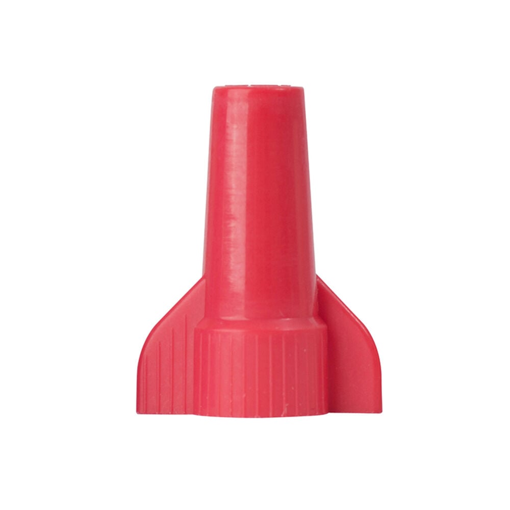 image of 25-086 WingGard Twist-On Wire Connectors, 22-6 AWG, Electrical Wire Nut, 25 pk, Red