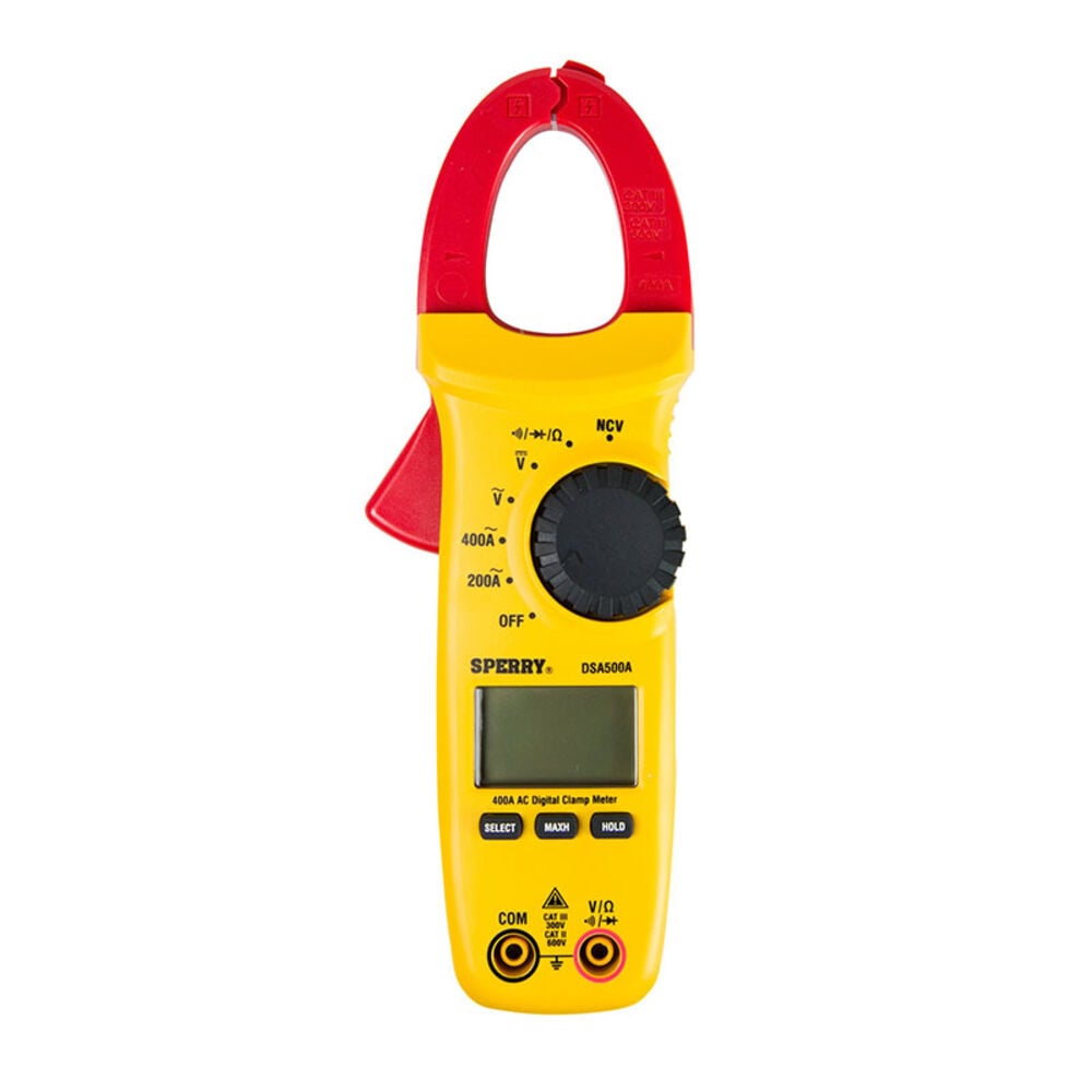image of Sperry Snap-Around 300V - 600V LCD AC Clamp Meter 1 pk