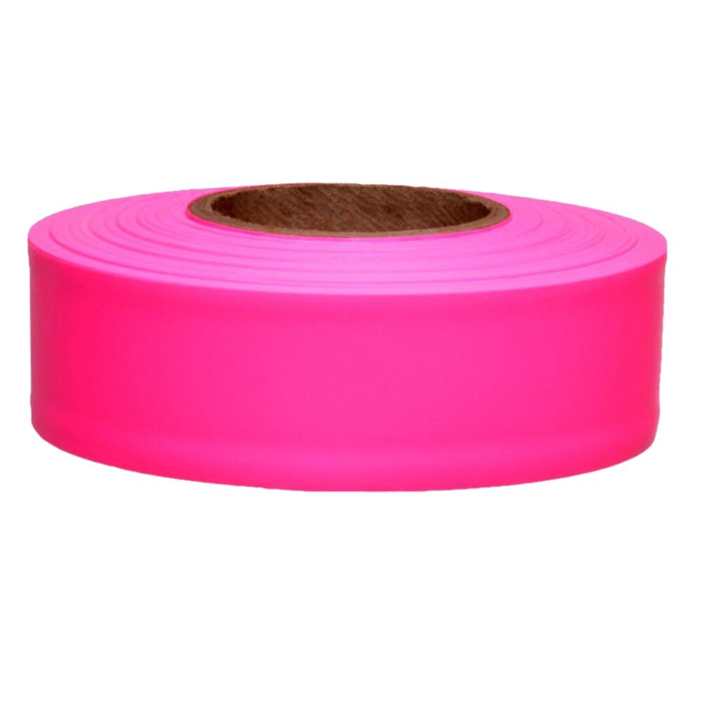 image of Pink Glo Flag Tape, 1 in x 200 ft