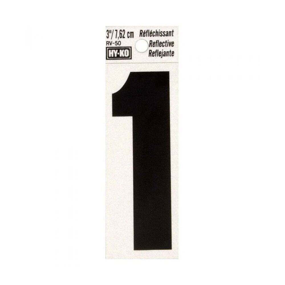 image of 3 in Reflective Numbers 1
