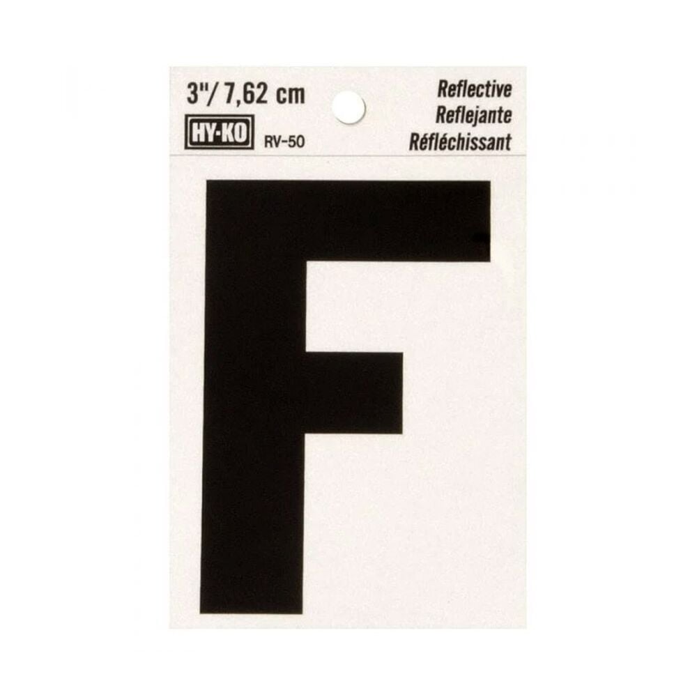image of 3 in Reflective Letters F