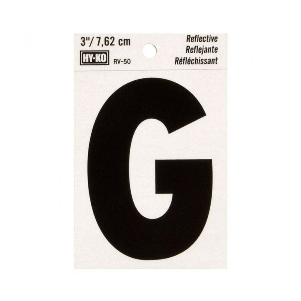image of 3 in Reflective Letters G