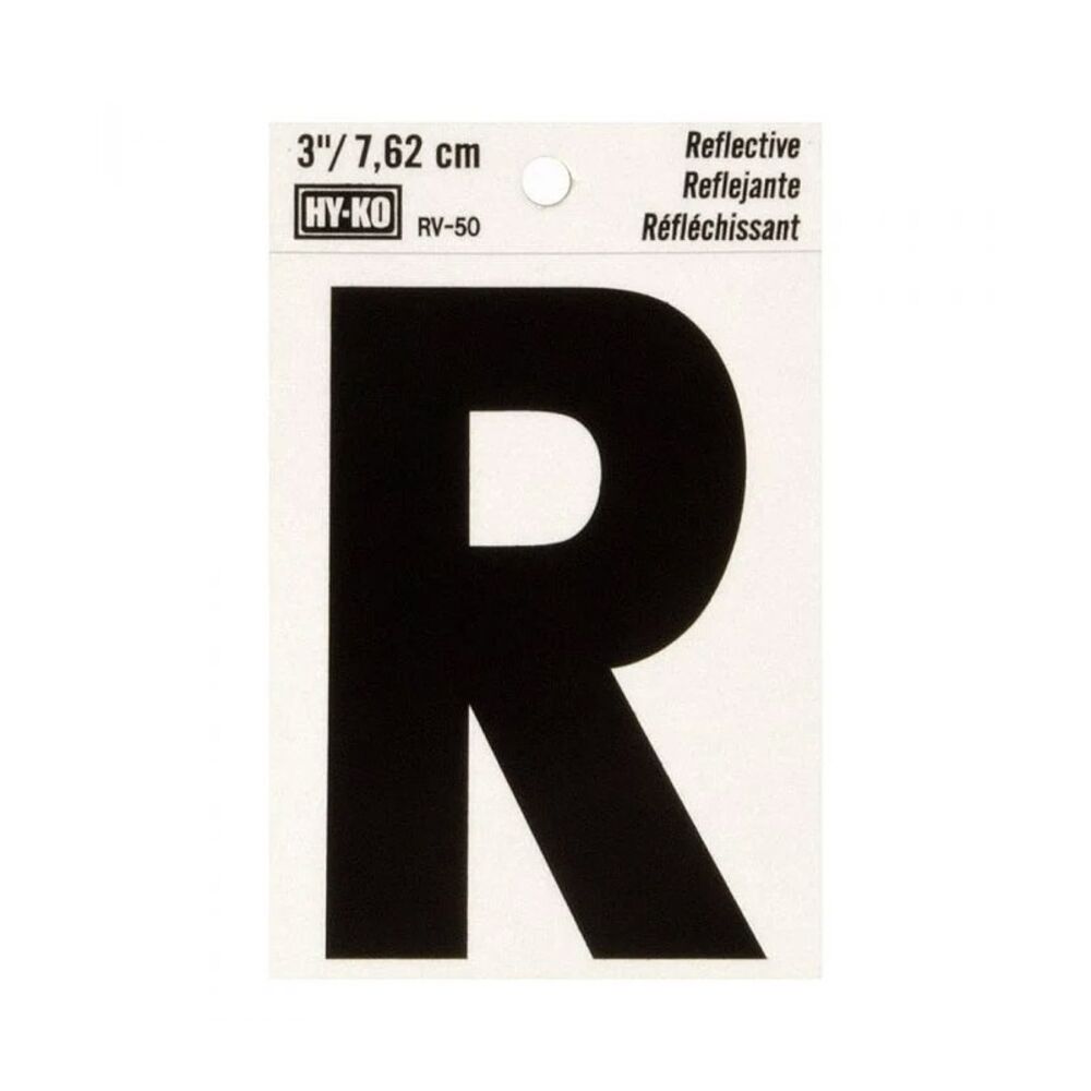 image of 3 in Reflective Letters R