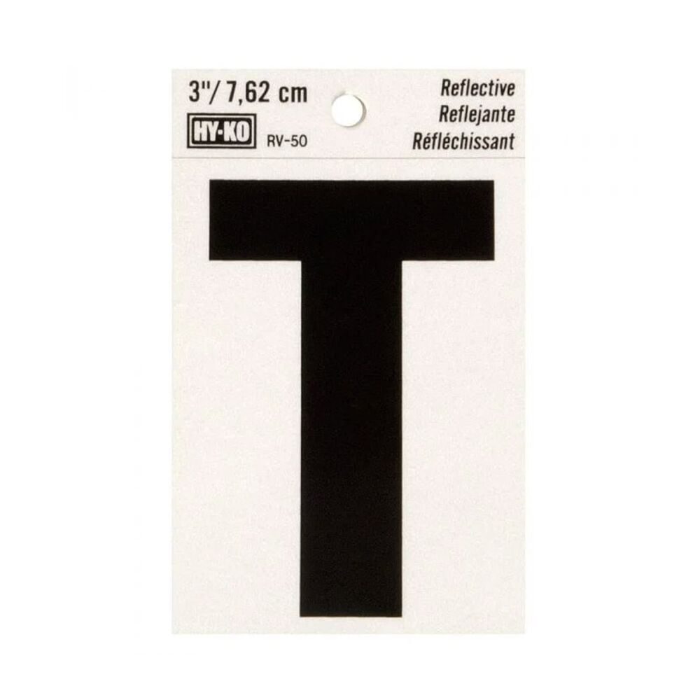 image of 3 in Reflective Letters T