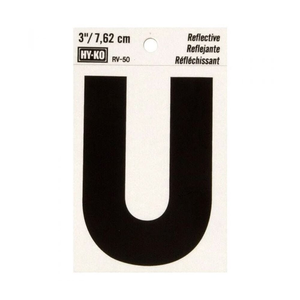 image of 3 in Reflective Letters U