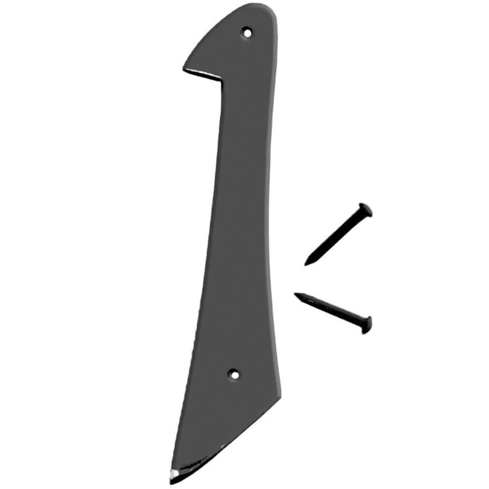 image of BK-40/1 Metal House Number 1 (ONE), 4-Inch High, Black