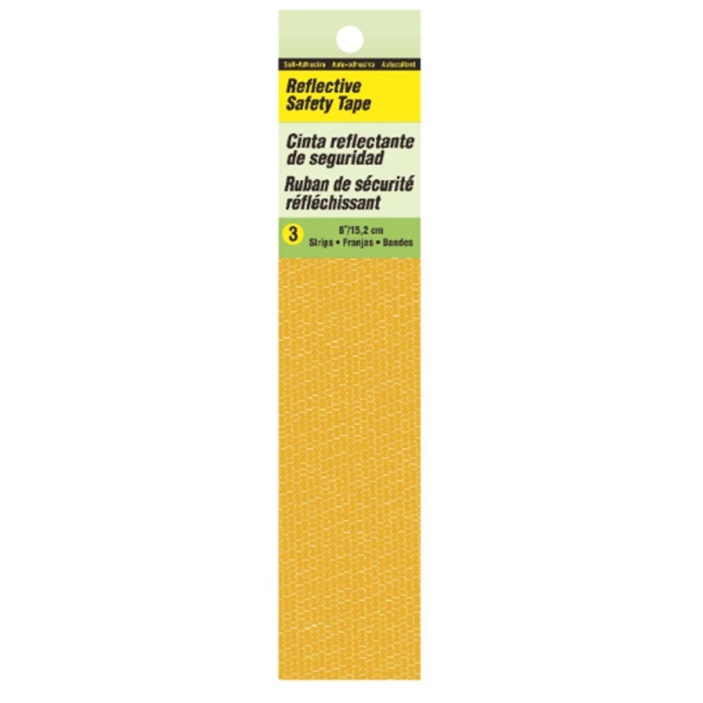 image of 6 in. Rectangle Yellow Safety Tape