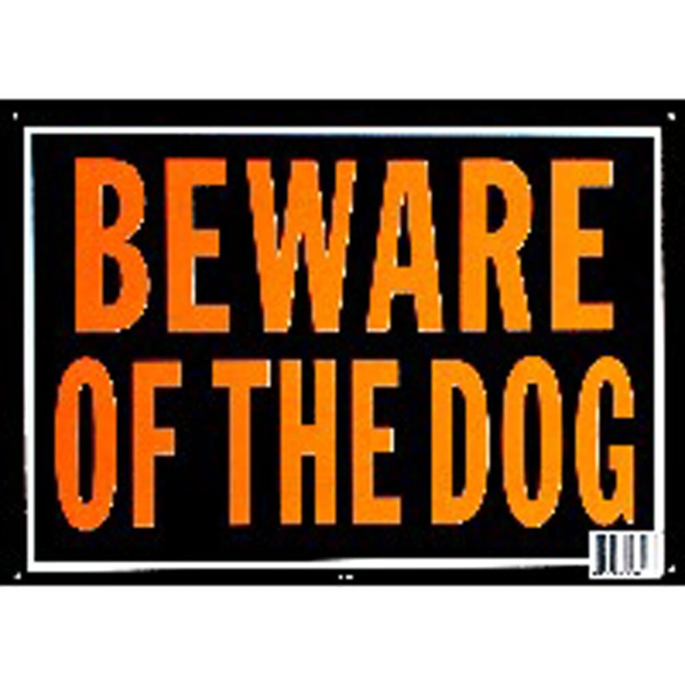 image of Beware of Dog Sign, 10 x 14