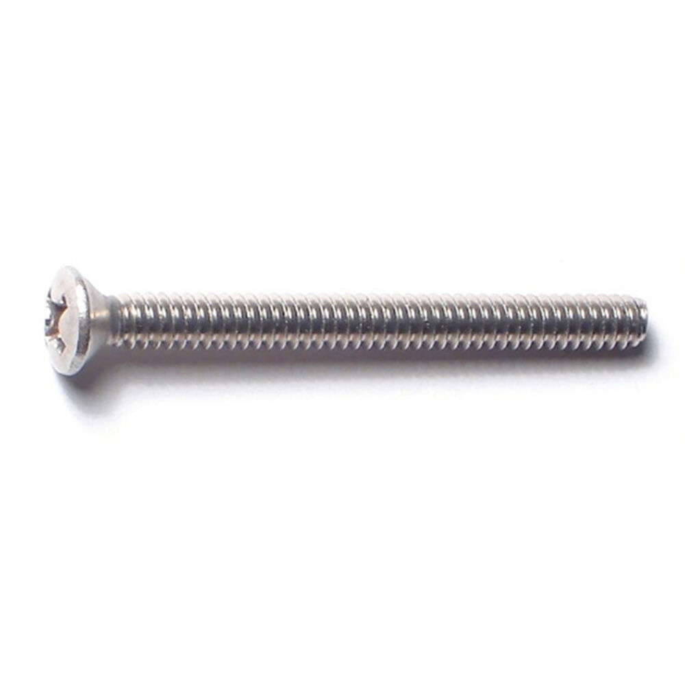 image of 6-32 X 1-1/2 Phillips Oval Machine Screw