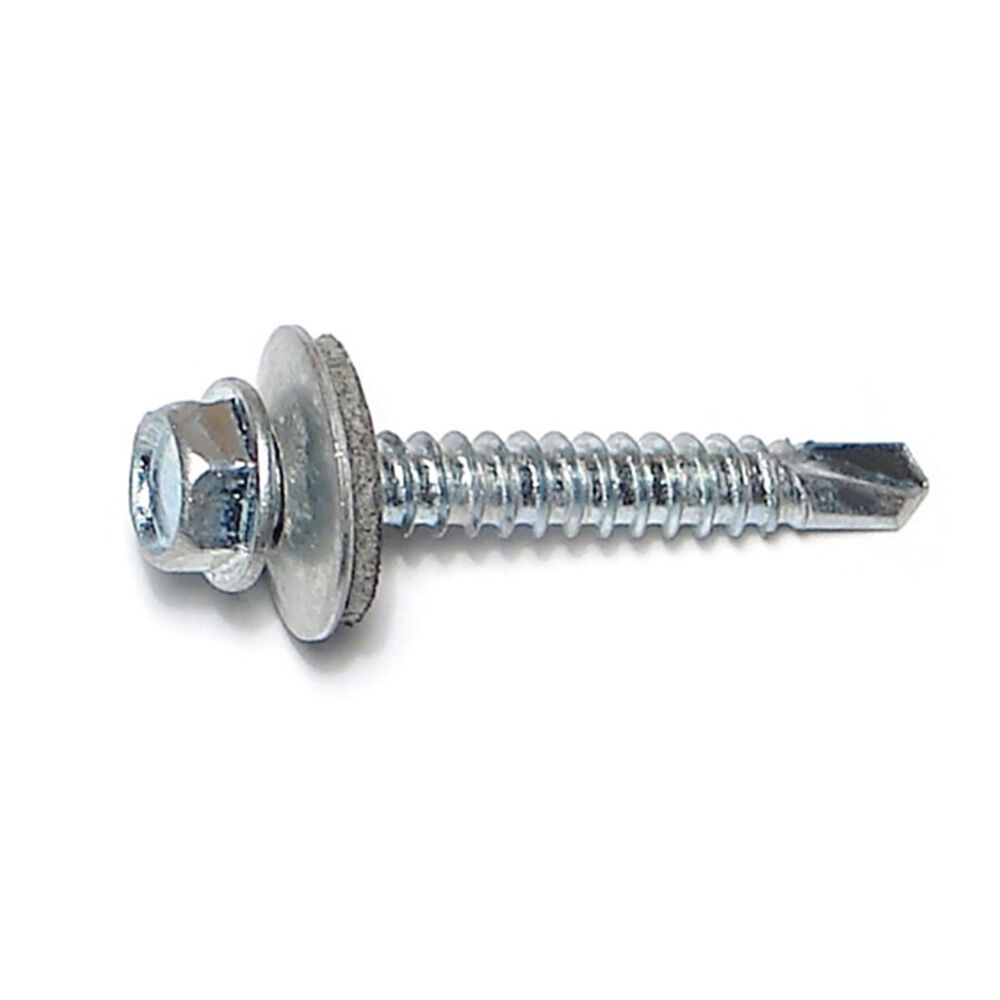 image of #12 x 1-1/2-Inch Seal Wash Self-Drilling Screw 1#