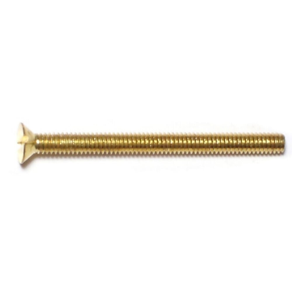 image of 8-32 X 2 Slotted Flat Machine Screw