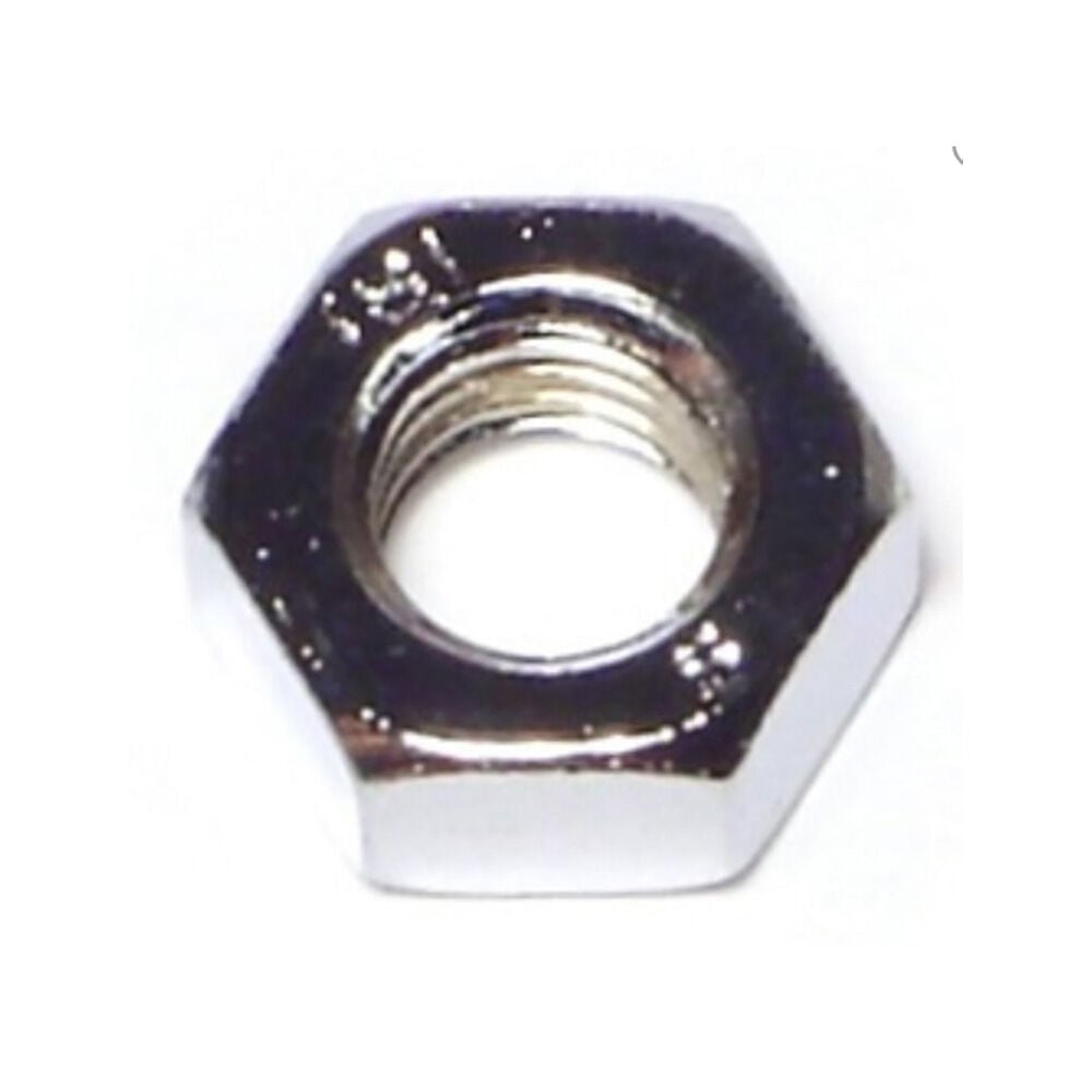 image of Metric Hex Nuts - Coarse, 8mm-1.25, Chrome, 1-Piece