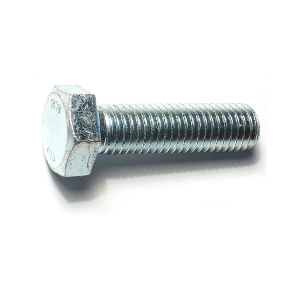 image of Metric Full Thread Bolt, 14mm-2.00 x 50mm, Zinc, 1-Piece