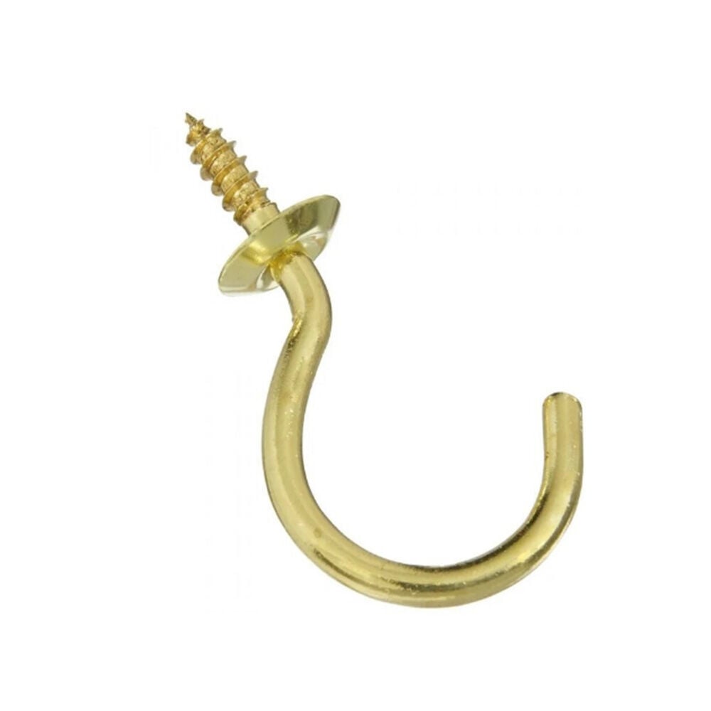 image of 2021 Cup Hooks - Solid Brass in Solid Brass - N119-727