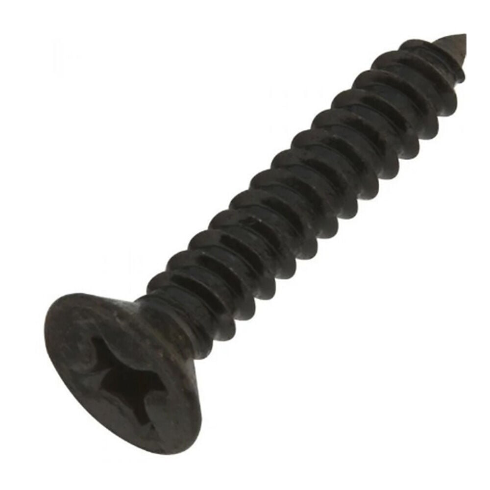image of 286 Wood Screws in Black - N224-386