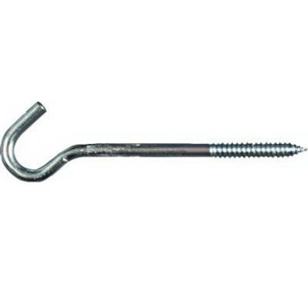 image of 8-Inch Zinc Screw Hook