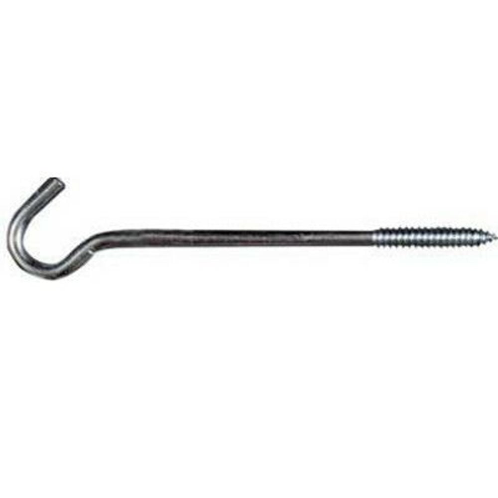 image of 9-3/4-Inch Zinc Screw Hook