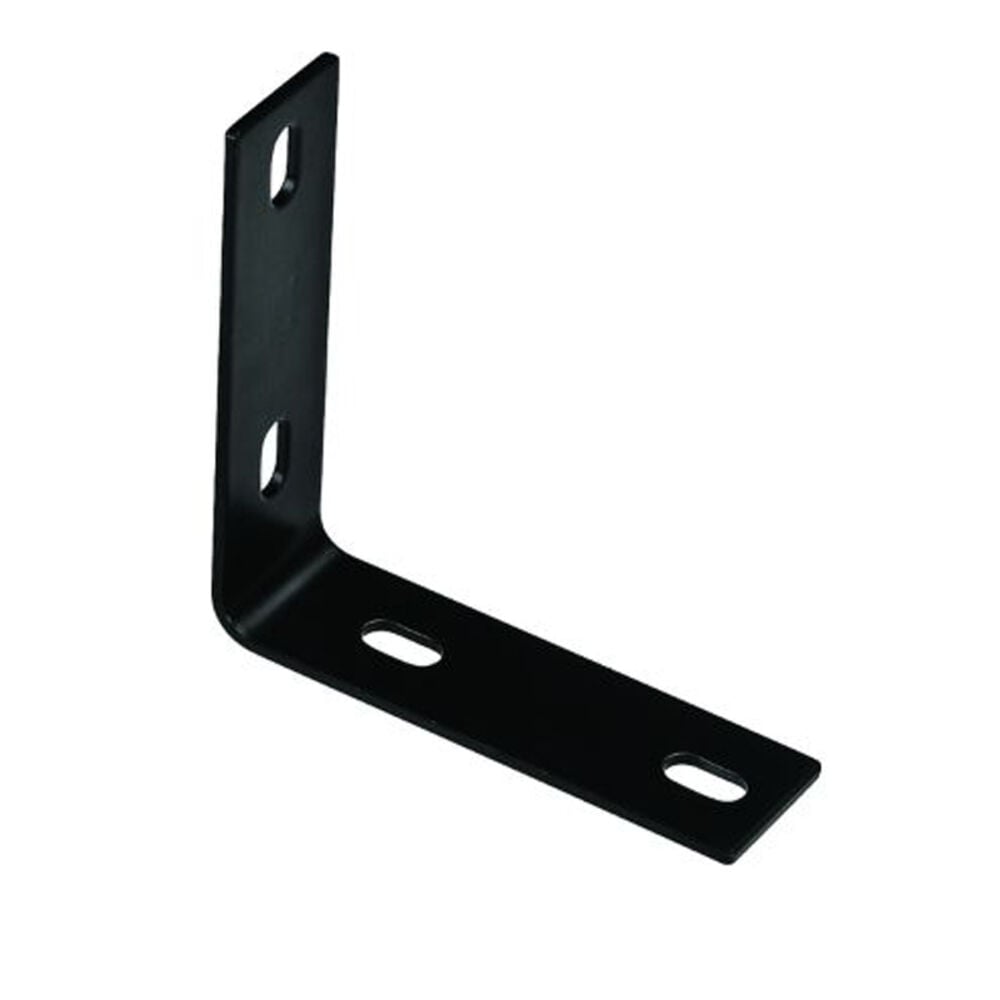 image of 5-1/8-Inch x 1-1/2-Inch Black Corner Brace